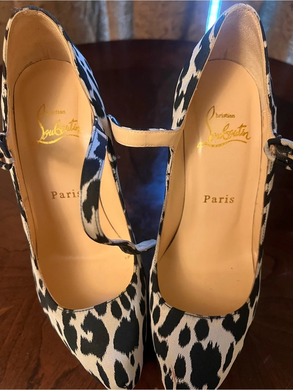 (Price FIRM) Christian Louboutin Tissu Leopardino Lady Daf 160 Platform Pumps